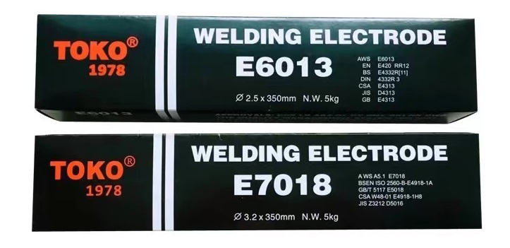 TOKO E6013, E7018 Welding Rods